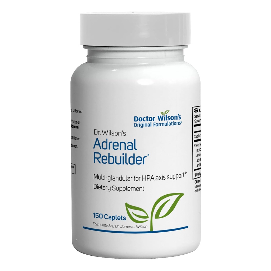 Wilsons binær rebuilder 150 caplets multiglandulær inkl. Adrenal Cortex til binær og HPA Axis Support *