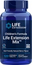 Life Extension Children 's Formel Mix ™, multivitamin til børn, 18 essentielle vitaminer og mineraler, Berry Flavored uden tilsat saccharose, Glutenfri, ikke-GMO, 120 tyggetabletter