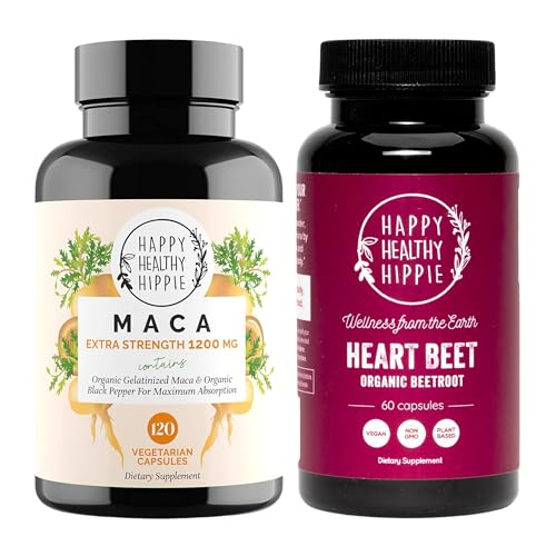 Happy Sund Hippie Rødbeder Kapsler & Organic Maca Energipiller & Libido Enhancer