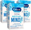 Enfamil Fer- In- Sol jerntilskud dråber til spædbørn og småbørn, understøtter brain udvikling, 50 ml dropper flaske, pakke med 3