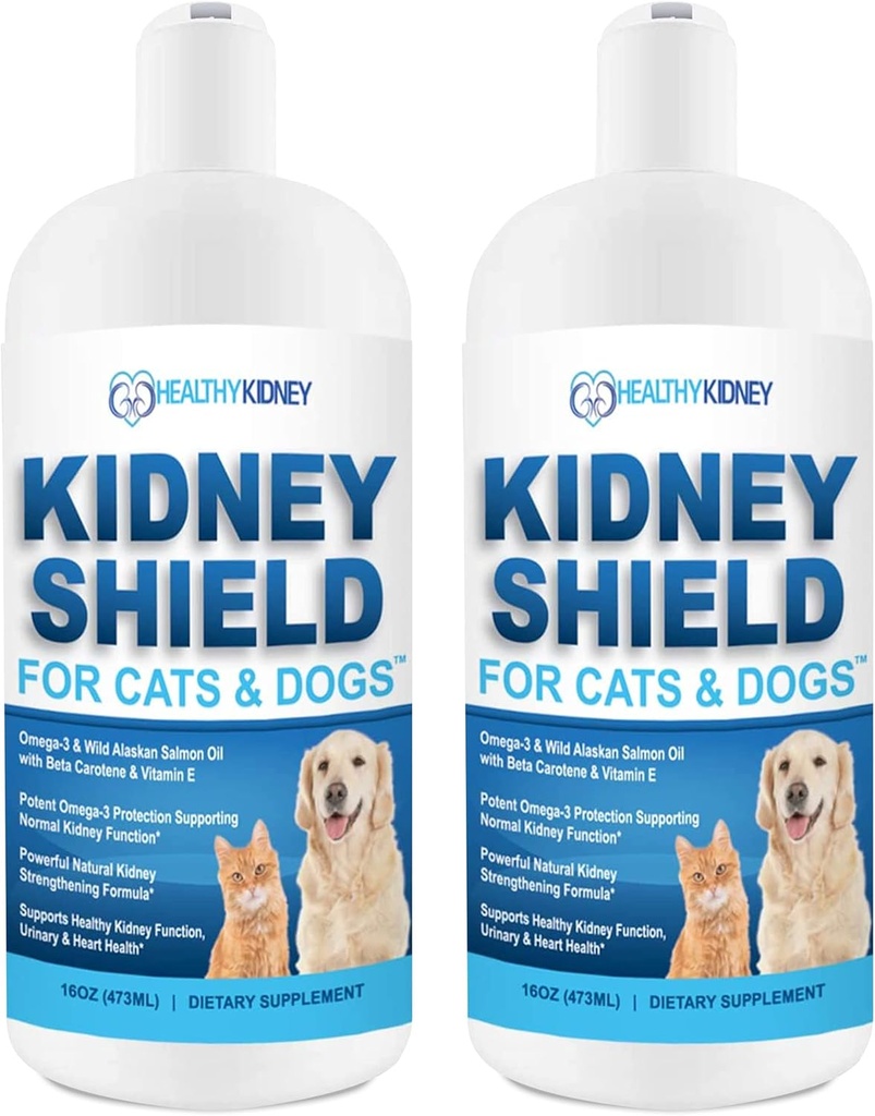 Hunde og kat Nyre Support, Canine Feline Nyre Health Support for Normal Nyre Funktion, Kreatinin, Detox, Bedste Nyre Kat Supplement, Forbedre Kæledyr Alive en Nyre Sundhed - 2 Pack