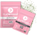 Flad Tummy Detox Tea (2 Uge Program) - 2 -Step Detox Tea to Boost Energy & Reducere Bloating * - Alle naturlige Detox Cleanse w / Green Tea, Lemon Balm, Mælkebøtte, Fennel, & mere - fordøjelsesstøtte