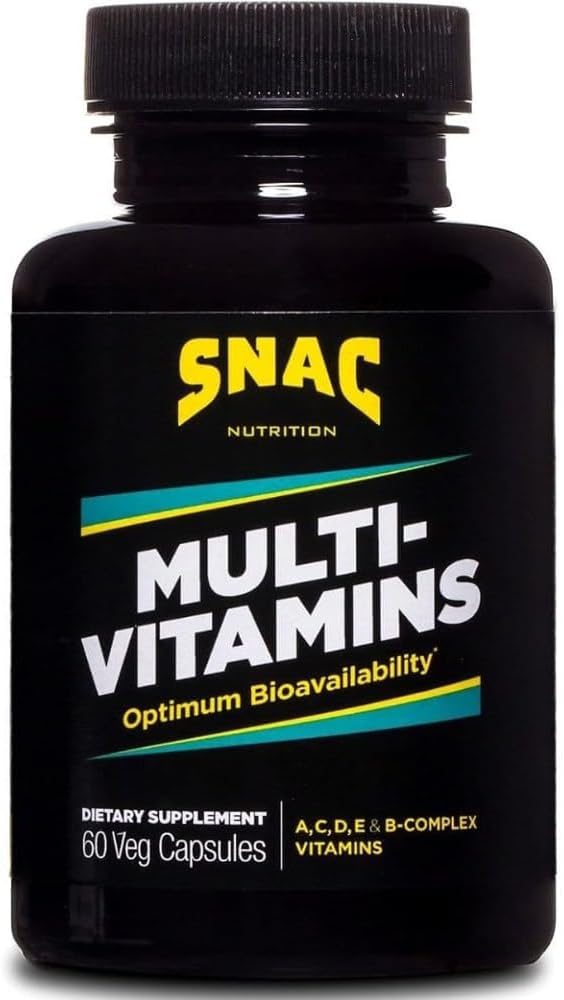 SNAC Multi- Vitaminer Dagligt tillæg med optimal bio- tilgængelighed, 60 kapsler