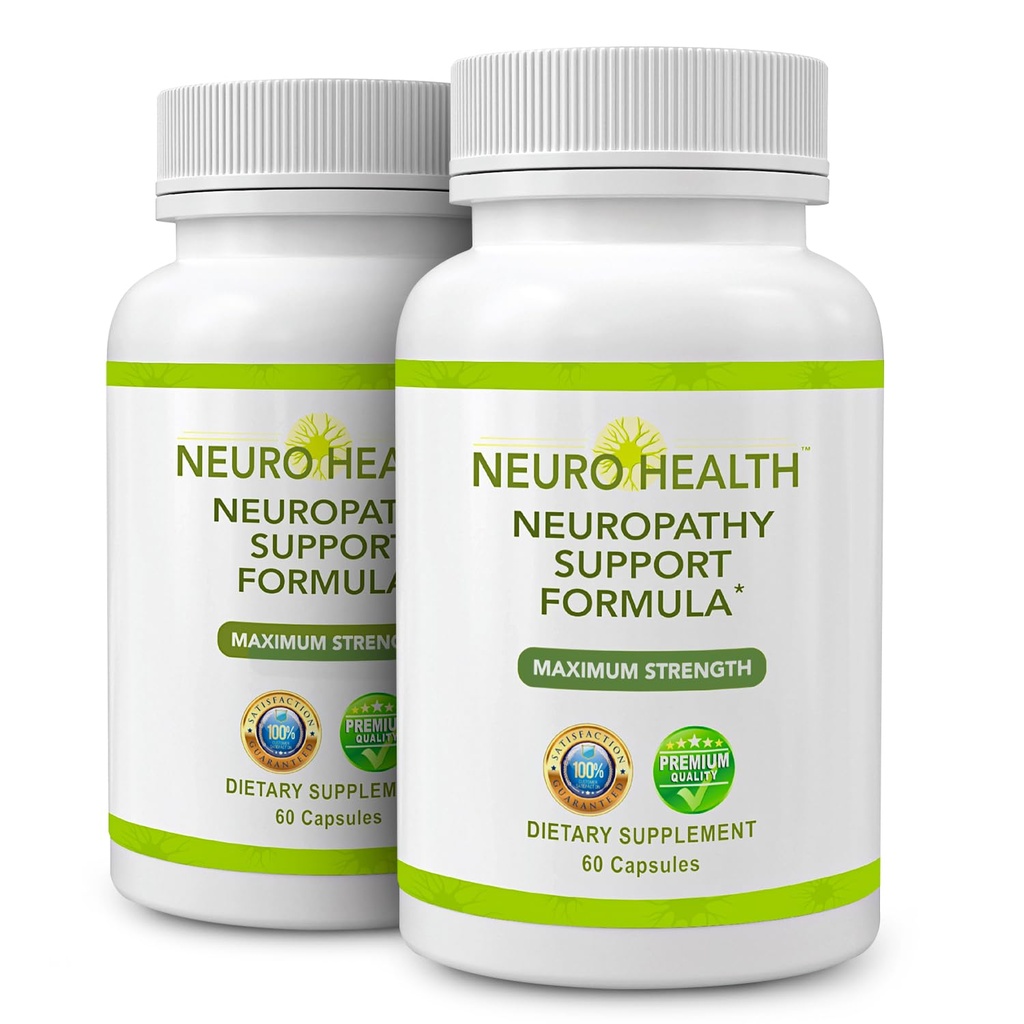 Nervestøtteformel for neuropati - din nerve frelser supplement med B vitaminer og alpha liposyre - hurtig absorption for nerveforstyrrelser Relief - 120 kapsler