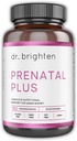 Dr. Brighten Prenatal Plus - Kvinder Formulering, Aktive B-vitaminer, mineraler, Antioxidanter til gravide eller ammende mødre, non-GMO Vegan, No Gluten, No Soy - 180 kapsler