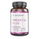 Dr. Brighten Prenatal Plus - Kvinder Formulering, Aktive B-vitaminer, mineraler, Antioxidanter til gravide eller ammende mødre, non-GMO Vegan, No Gluten, No Soy - 180 kapsler