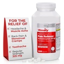 TIME-CAP LABS, INC. Rettidig Acetaminophen 325 MG tabletter 1000 Tæl - Regelmæssig styrke Smerte Relief - Menstruelle kramper, Feber Reducer, Mindre smerte ved gigt
