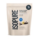 Isopure Low Carb 100% Pure Whey Isolate Protein Powder, Lactose Free, Gluten Free, Med vitaminer, Vanilla Bean, 25g Protein Per Servering, 1 Lb, 14 Servere (Packaging May Vary)
