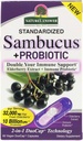 Naturens svar Sambucus + Probiotisk Mezzogiorno 124; Ny 2- in-1 Dobbelt din immunforsvar Mezzogiorno 124; 32.000mg Standardized Fresh Elderberry Duo Cap med 10 Millioner CFU Probiotisk Mezzogiorno 124; Gluten- Free, Non-GMO Mezzogiorno 124; 60 Vegansk Kapsler