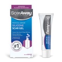 Scaraway Silicone Scar Gel, hjælper med at forbedre størrelse, farve og tekstur af Hypertrophic & Keloid Scars fra skader, Burns & Kirurgi, vand resistent, 10g (0,35 Oz)