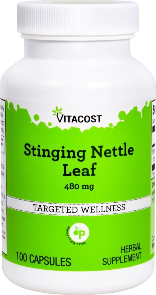 Vitacost Stinging Nettle Leaf -- 480 mg - 100 kapsler