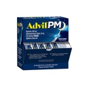 Advil PM Pain Reliever og Nighttime Sleep Aid, Pain Medicine med Ibuprofen for Pain Relief og Diphenhydramin Citrate for a Sleep Aid - 50x2 Coated Caplets