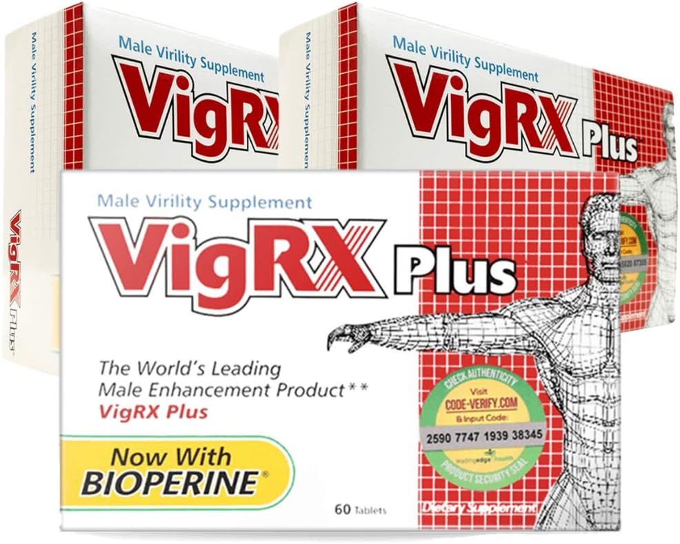 VigRX Plus Mand virilitet Herbal Kosttilskud Pill - 60 tabletter (3 Box)