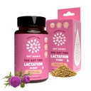 OAT MAMA Organic Lactation Supplement - 'You Got This' Fenugreek- Free Herbal Supplement med mælk tidsel, Shatavari & Moringa - Postpartum Lactation Support til ammende mødre