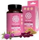 OAT MAMA Organic Lactation Supplement - 'You Got This' Fenugreek- Free Herbal Supplement med mælk tidsel, Shatavari & Moringa - Postpartum Lactation Support til ammende mødre