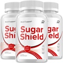 Sugar Shield Supplement, Sugar Shield Pills, Sugar Shield Extra Strength Formel, Sugar Shield Advanced Formel Kapsler, Sugar Shield Natural Pills (3 Pack - 180 Kapsler)