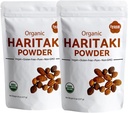 Organic Haritaki Fruit Powder Harde Harad Terminalia chebula Kadakapudi 16 Oz 453 GM 1 Pund fordøjelse Gas Relief sund tarm Funktion Ayurveda Superfood Resealable Pouch