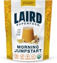 Laird Superfood Morning Jumpstart Powder Drikke Supplement, Lemon, Lucuma, Ginger og Cayenne Cleanse, Organic, 2.7 Oz Bag, pakke med 1