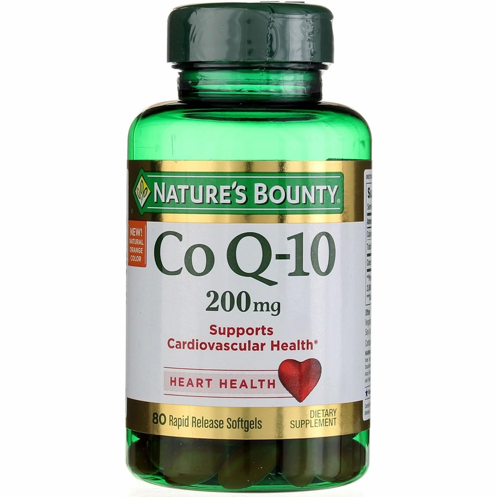 Nature 's Bounty CoQ10 200 mg Q- Sorb Softgels, 80 ct