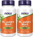 NU Kosttilskud, perikum (Hypericum perforatum) 300 mg, Standardized Extract, 100 Veg Kapsler (pakke med 2)