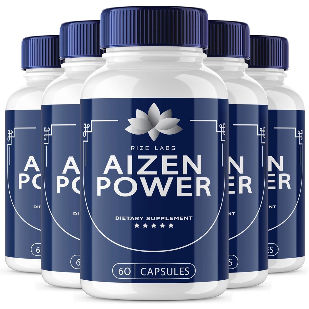 rize laboratorier - Aizen Power for mænd, Alle naturlige mandlige supplement til Boost energi og ydeevne (300 kapsler)