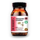 DR WAKDE 's Ashwagandha & Shatavari Capsules (60 Veg Caps, Foryngende Urter, Energistøtte, Ayurvedic Supplement, Vegan, Herbal, All Natural, Made in UK)