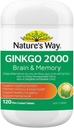 Nature's Way Ginkgo Biloba 2000MG 100+20 Tablets