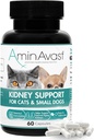 AminAvast Small Dogs & Cat Kidney Support - Promotes Healthy Kidney Support in Cats & Small Dogs - 300mg, 60 Capsule