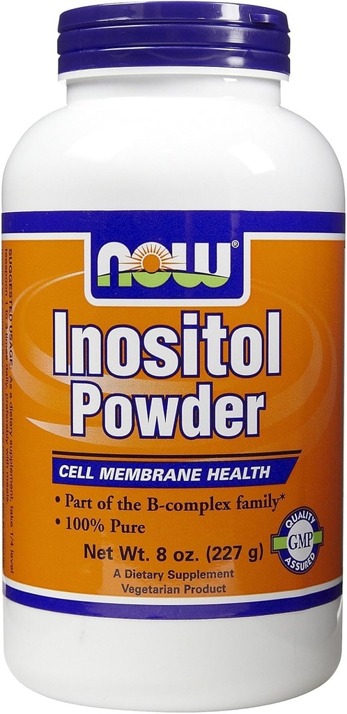 Nu fødevarer Inositol Pure Powder, 8-Ounce 2Pack