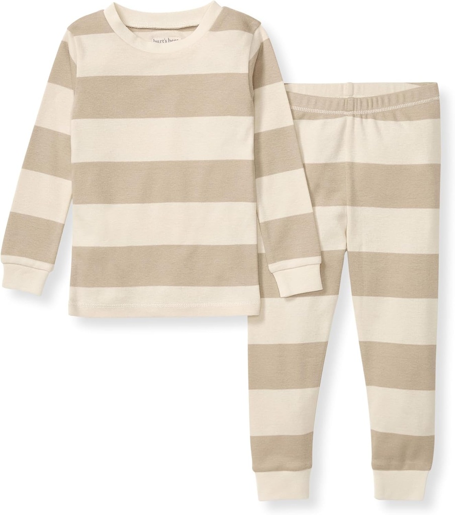 Burt 's Bees Baby Boys' 2- Piece Long Sleeve Tee og Bucks Organic Cotton Pajama Set