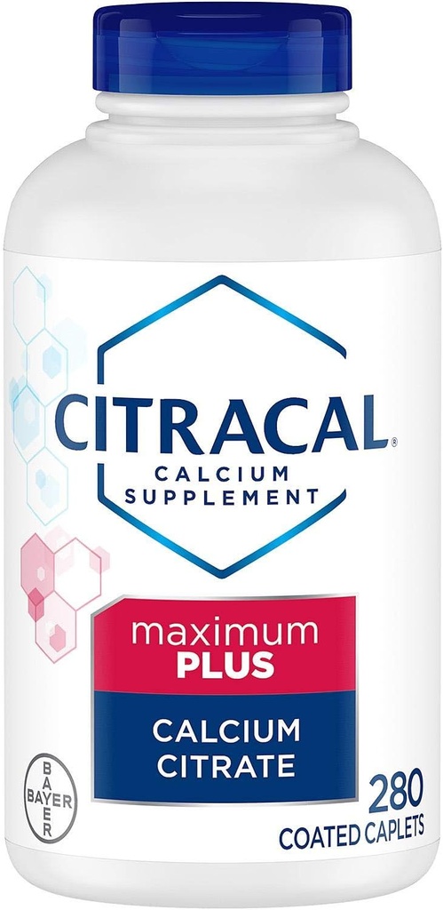 Citracal Maximum Plus Calcium Citrate Caplets Plus D3 (280 Tæl)