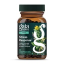 Gaia urter Stress Response Kosttilskud - Understøtter afspænding - med Rhodiola, Holy Basil, Ashwagandha & mere - 30 Vegansk flydende Phyto- kapsler (15 Servere)