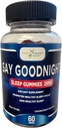Sig godnat Melatonin Gummies - Melatonin 2mg, Passionflower, Kan fremme en sund søvn cyklus, Non-Habit Forming, Naturlige Ingredienser, Kan hjælpe med at berolige og slappe af i kroppen, 60 Gummies