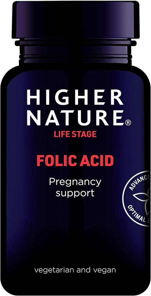 Højere Nature Folinsyre 90 faner