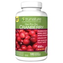 trunature Tranebær 650 mg, 140 Vegetariske kapsler (3 Pack)