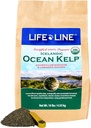 Life Line Organic Ocean Canister Kelp til katte, hunde, husdyr, og heste Budding124; Understøtter hud, Coat & immunsundhed - Reducerer tartar, Plaque & Shedding - Øger Metabolisme og hjælpemidler fordøjelse -10 LB