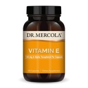 Dr. Mercola E-vitamin, 90 Servering (90 kapsler), 134 mg Per kapsel, Kosttilskud, Understøtter sund hud, Non- GMO
