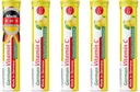 T & D Tysk C-vitamin 180 mg - 40 Vegansk drik Effervescent tabletter - Lemon Lime Flavor - Made in Germany