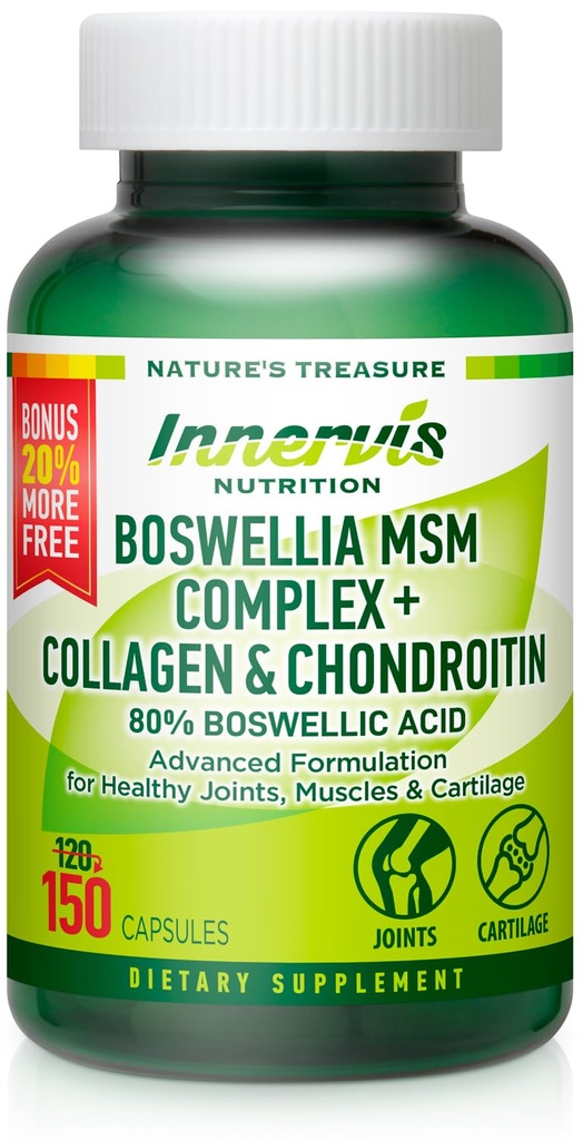 Boswellia MSM Complex 150 Caps - Understøtter fælles sundhed
