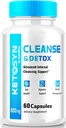 Ketosyn Cleanse & Detox kapsler, Ketosyn piller til avancerede vægttab, maksimal styrke Keto Blend Support Supplement, Keto Syd Intern Cleansing Pastillas Anmeldelser (60 kapsler)
