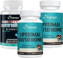 Liposomal Glutathione Softels - 120 Softgels + Creatin monohydrat Mikroniseret - 60 Counts