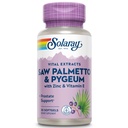 SOLARAY Saw Palmetto og Pygeum - Saw Palmetto til mænd w / Pygeum Bark, Zink, E-vitamin, Græskar Seed Oil - Prostata Kosttilskud til mænd w / Beta sitosterol - 60-dag garanti - 30 Servering, 30 Softgels