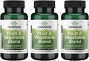 Swanson frugt & vegetabilsk blend - Naturlig blend af over 25 frugter og grøntsager Levering væsentlige næringsstoffer - kraftfulde grønne fødevarer Veggie supplement - (60 Veggie kapsler) 3 Pack
