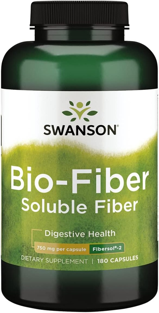 Swanson Bio- Fiber- 750 Milligram 180 Kapsler