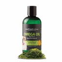 JustfoodForDogs Omega Plus Oil Omega-3 Supplement til hunde, Hud & Coat Support, Fælles Sundhed, EPA & DHA fra Alger Oil, Bæredygtig & Økologisk - 8 oz