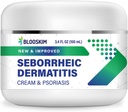 Seborrheic Dermatitis Face Cream - ansigt, skalp & krop fugtgivende behandling for Flaky, Itchy Skin - daglig lotion for psoriasis og dermatitis Relief - Mænd og kvinder - 3.4 Fl Oz