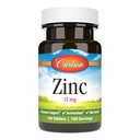 Carlson - Zink, 15 mg, Zinktilskud, Zinkgluconat, immunforsvar og hudhygiejne, zinktabletter, antioxidant, zinkkapsler, 100 tabletter