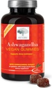 NY NORDIC Ashwagandha Gummies, 300 mg Ashwagandha Root Extract, Sugar Free, Adaptogens for Mænd og Kvinder, Lækker Mango Peach, 60 Gummies