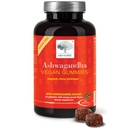 NY NORDIC Ashwagandha Gummies, 300 mg Ashwagandha Root Extract, Sugar Free, Adaptogens for Mænd og Kvinder, Lækker Mango Peach, 60 Gummies