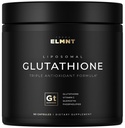 ELMNT 2150mg Super Liposomal Glutathion Supplement w. C-vitamin, Quercetin & Pure L Glutathion 2000mg Triple Action Formel Glutathione Liposomal Supplement w. Phospholipid Layer - 90 piller, Non- GMO